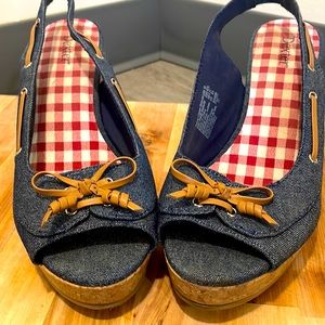 Denim wedges 11